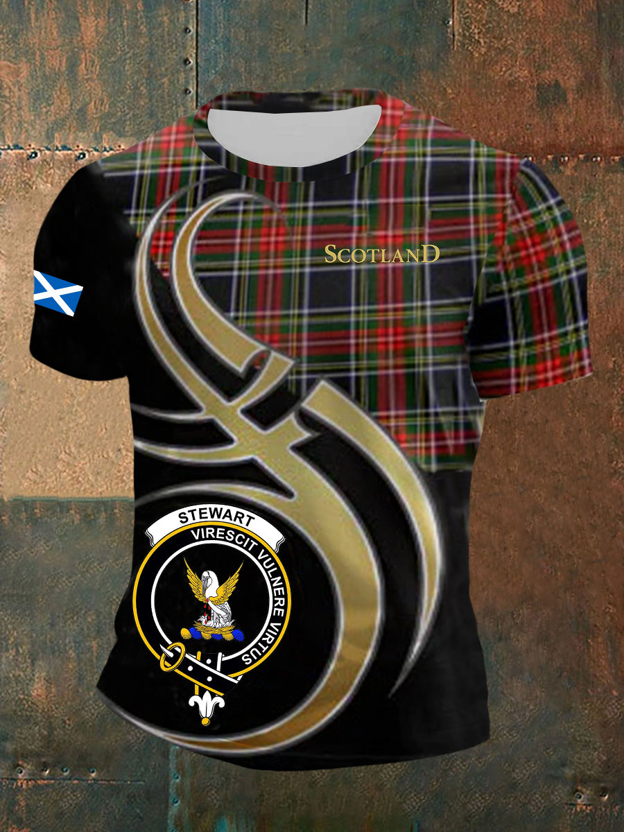 Men's Scottish Flag Short Sleeves T-shirt