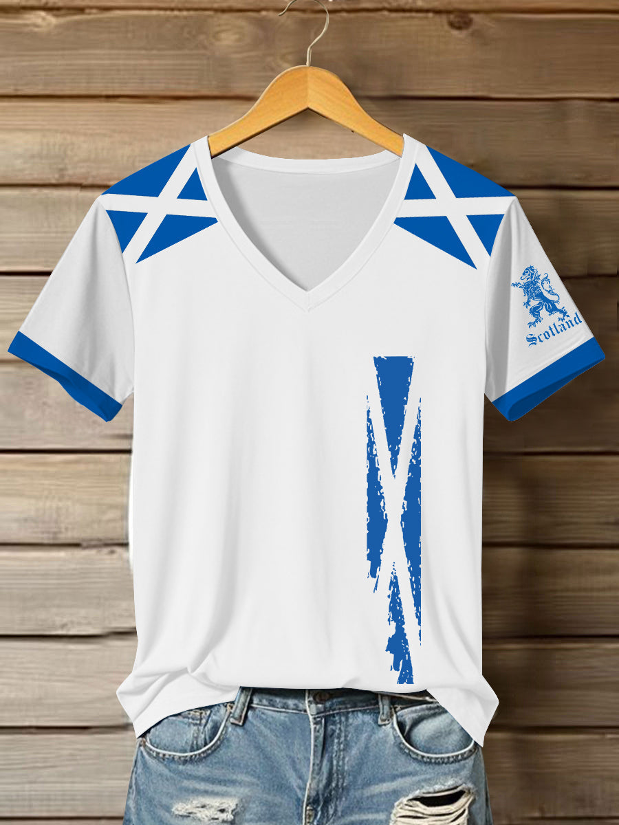 Women's Scottish Flag Short Sleeve T-Shirt