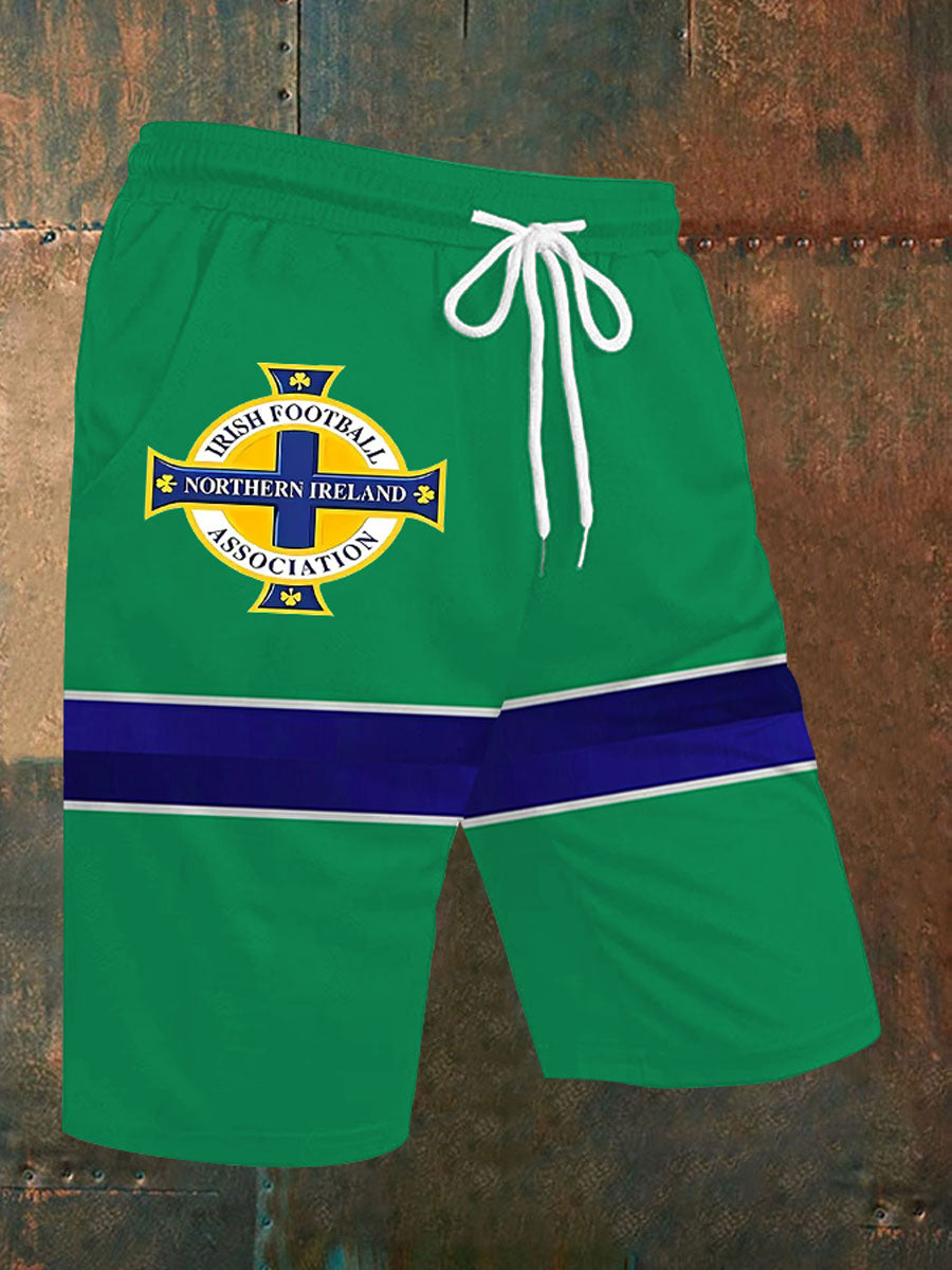 Men's Northern Ireland Football Print Shorts
