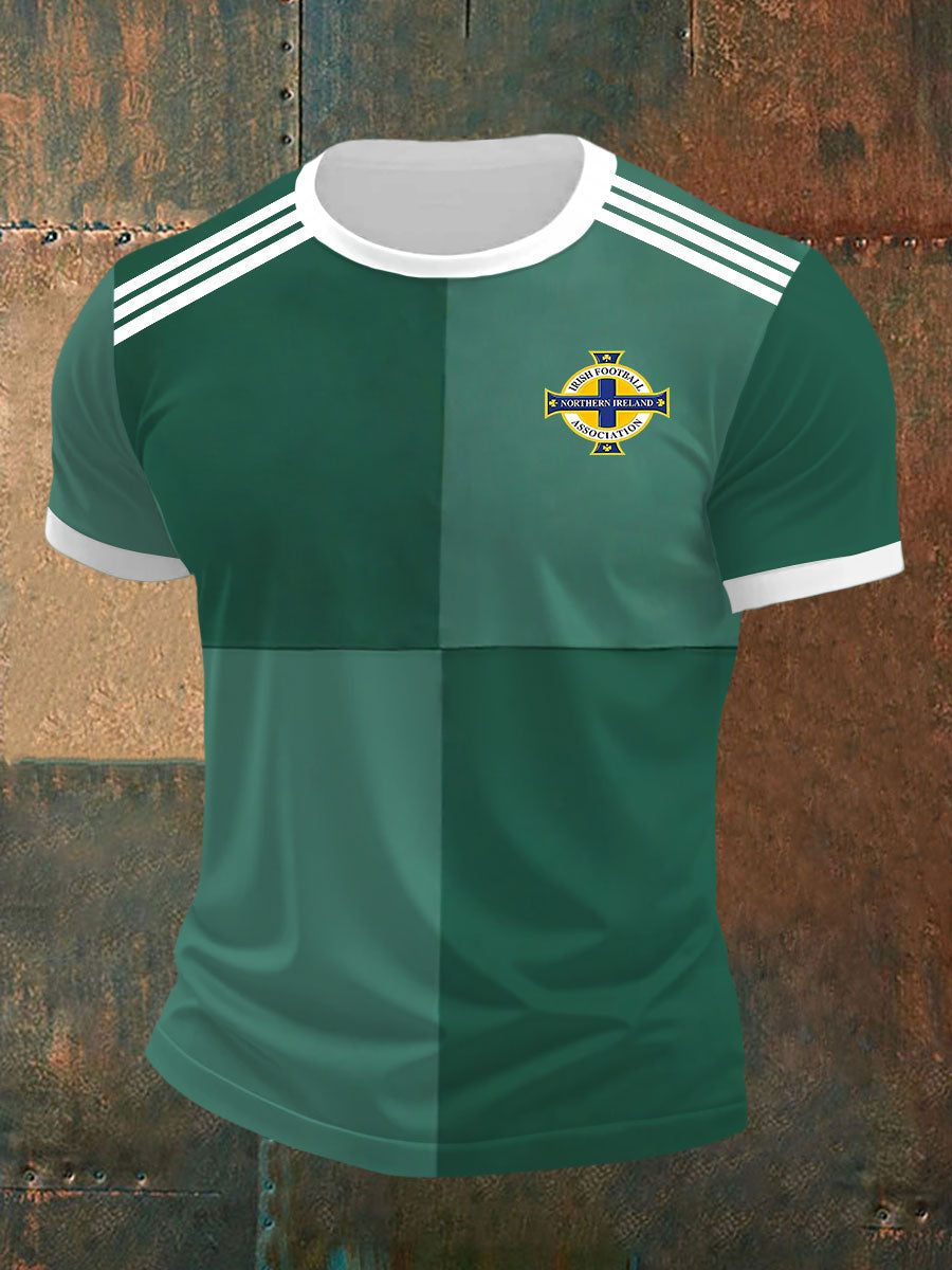 Men's Northern Ireland Football Print T-Shirt