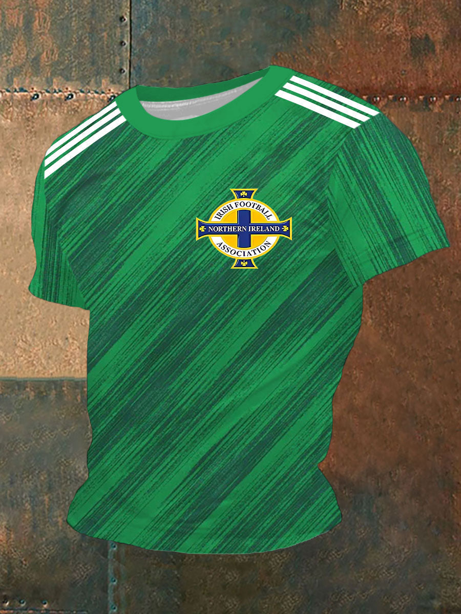 Men's Northern Ireland Football Print T-Shirt