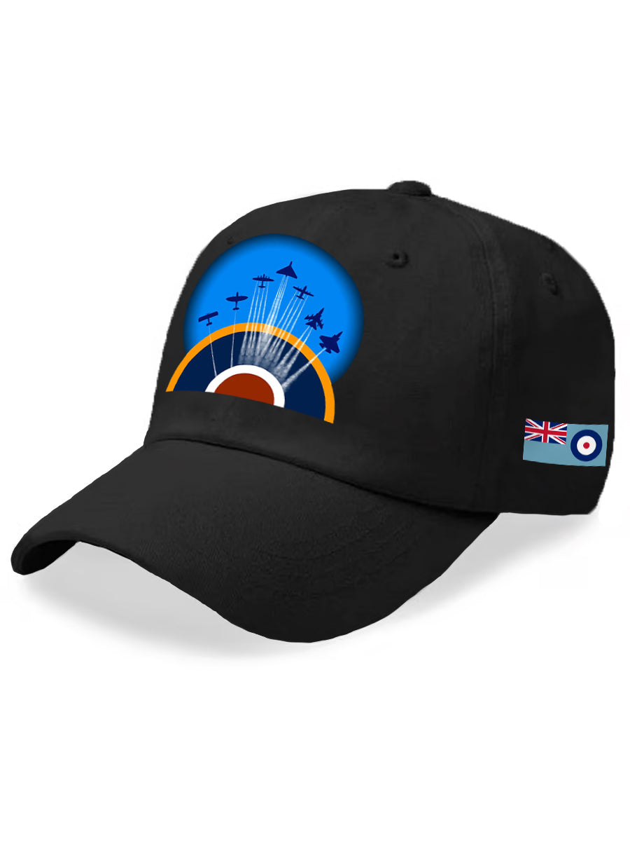 Unisex Vintage RAF Wings Of Freedom Print Hat