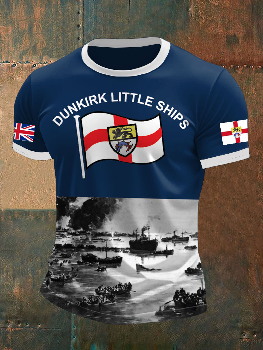 Men's Dunkirk Evacuation 85th Little Ships Printed T-shirt