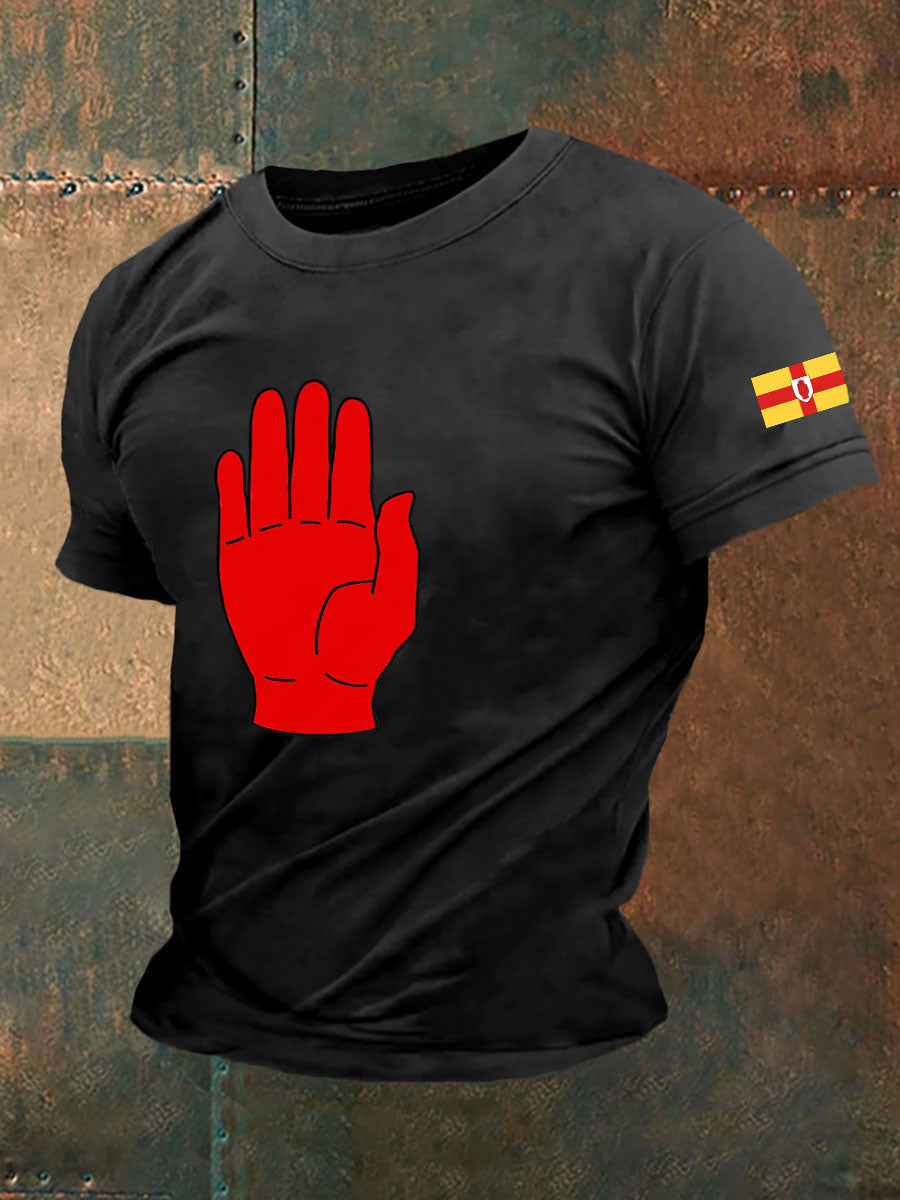 Men's Ulster Print Casual T-Shirt