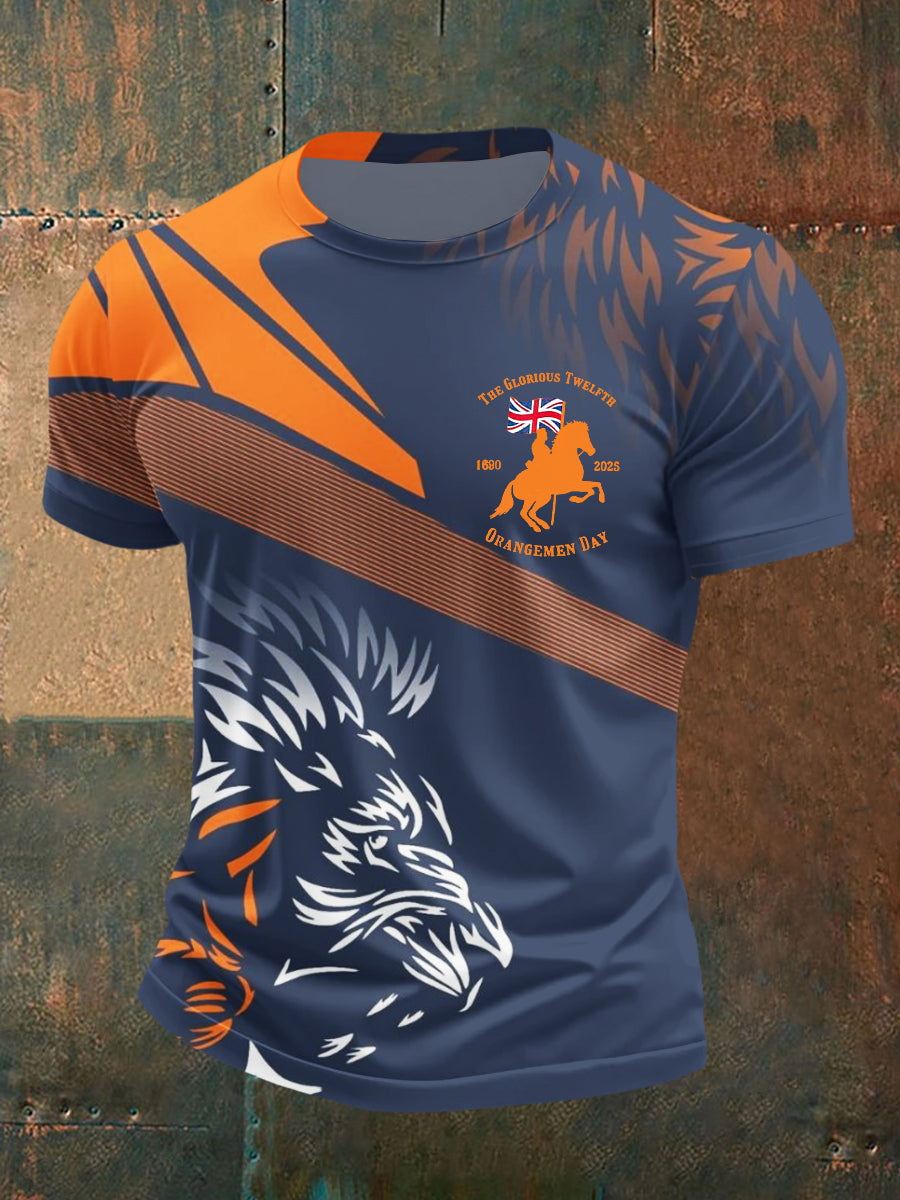 Men's Glorious Twelfth King William Of Orangemen Day 1690 2025 T-Shirt