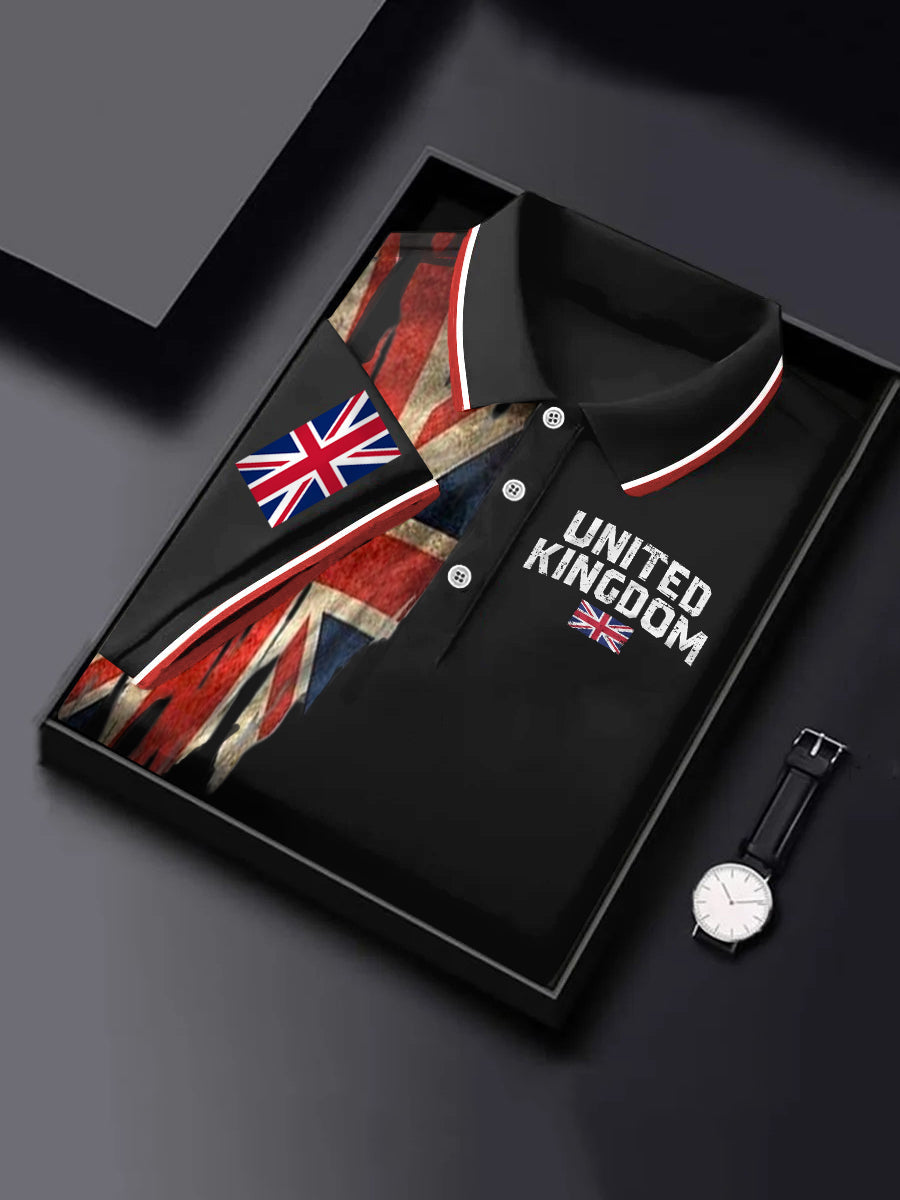 Men's United Kingdom Print Short Sleeve Shirt