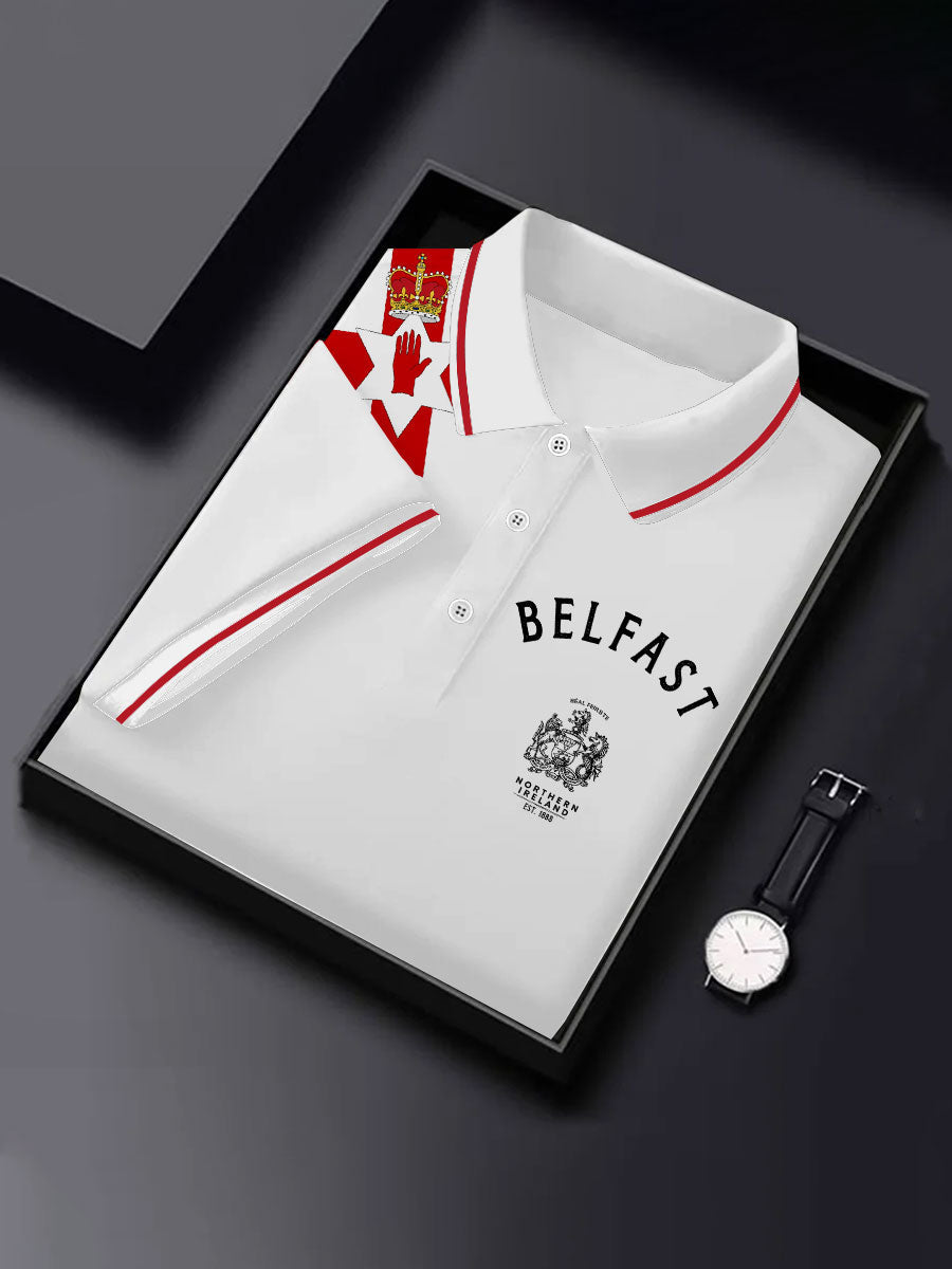 Men's Northern Ireland Printed Casual Short Sleeve Top