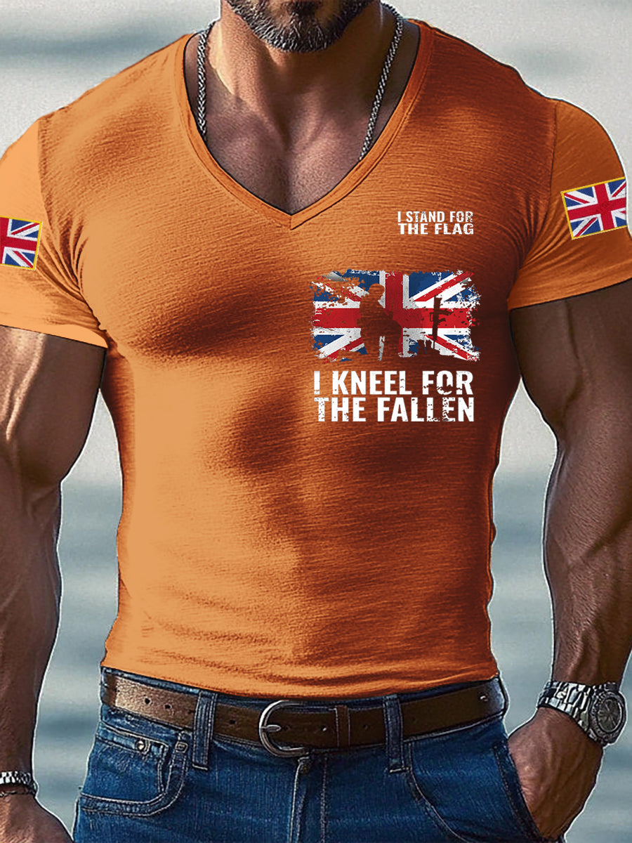Men's Orange Day Casual Top