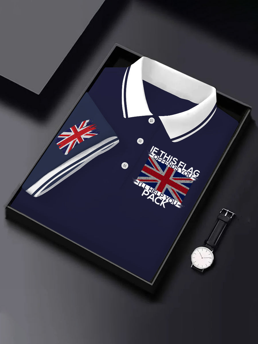 Men's If This Flag Offends You Short Sleeve Shirt