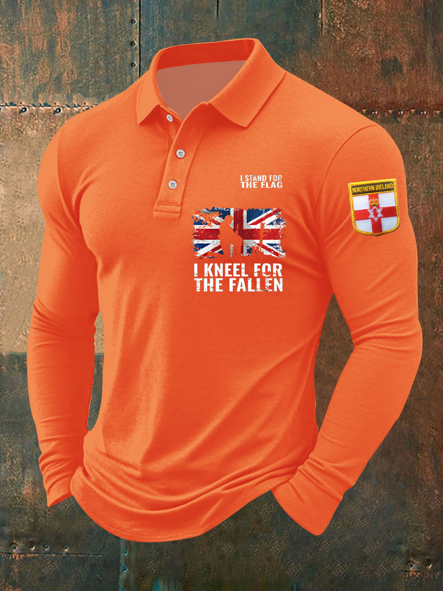 Men's Orange Day Casual Top