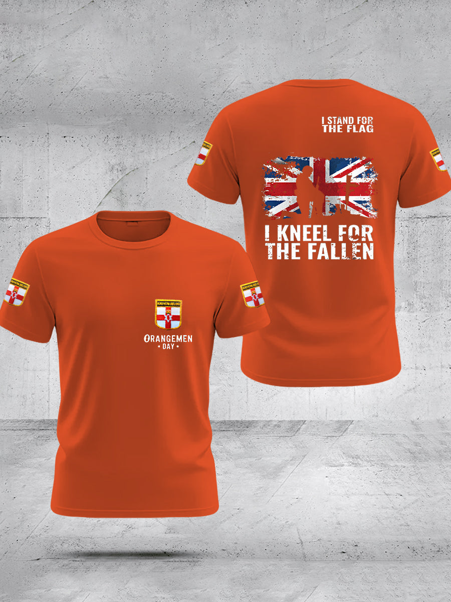 Men's Orange Day Casual Top