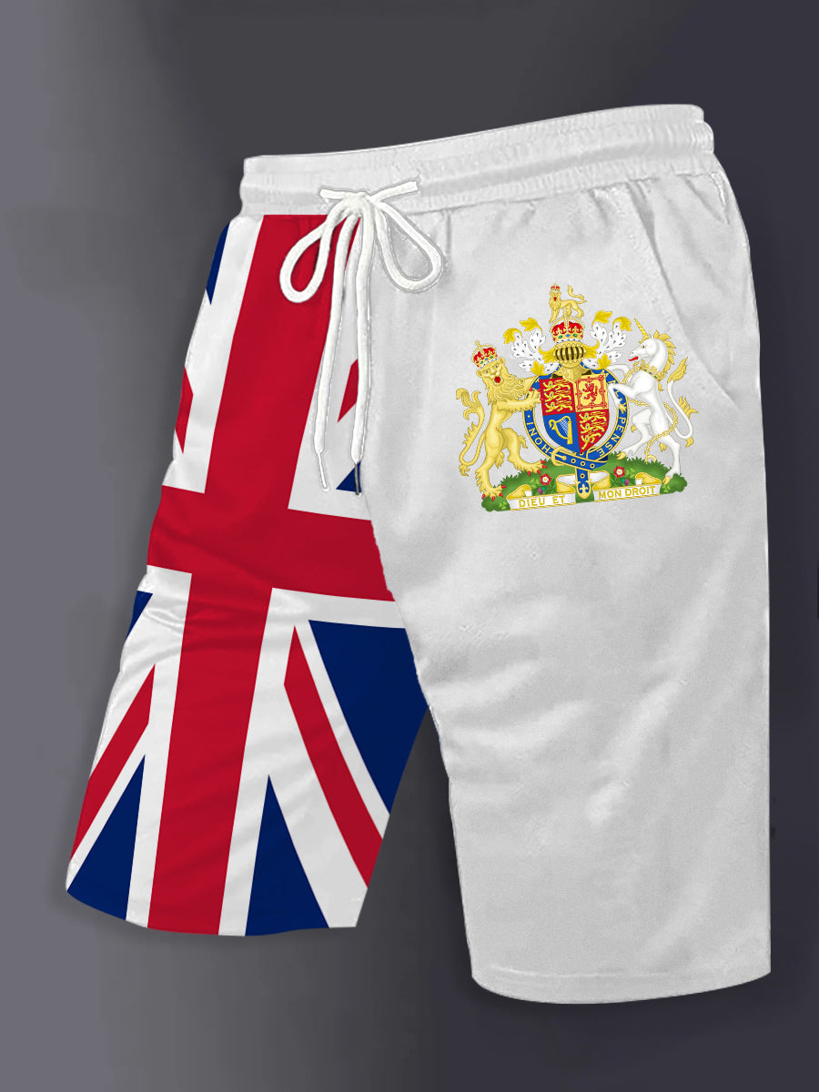 Men's United Kingdom Print  Shorts