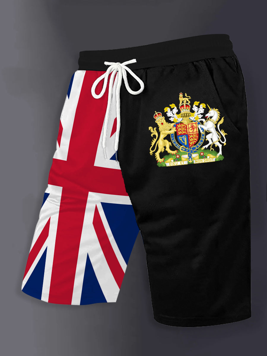 Men's United Kingdom Print  Shorts