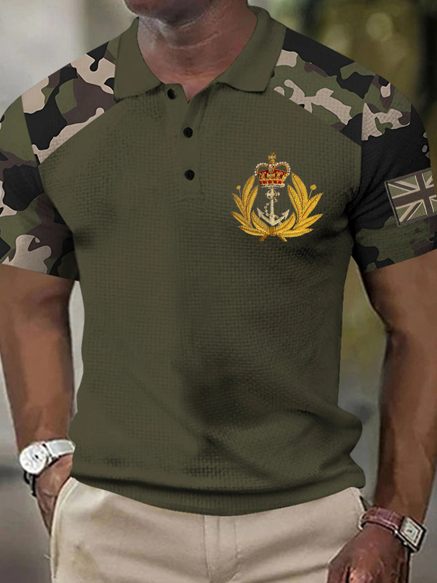 Men's Business Style Badge Top