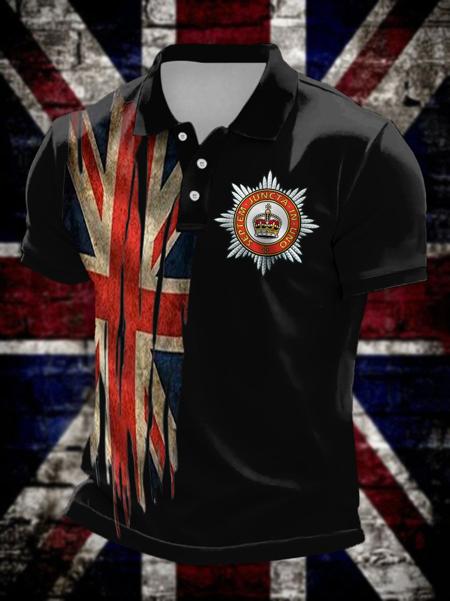 Men's Household Division Print short sleeve shirt