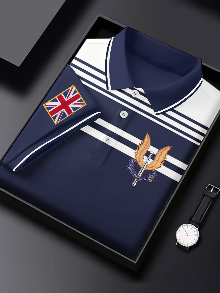 Men's Business Style Badge Top
