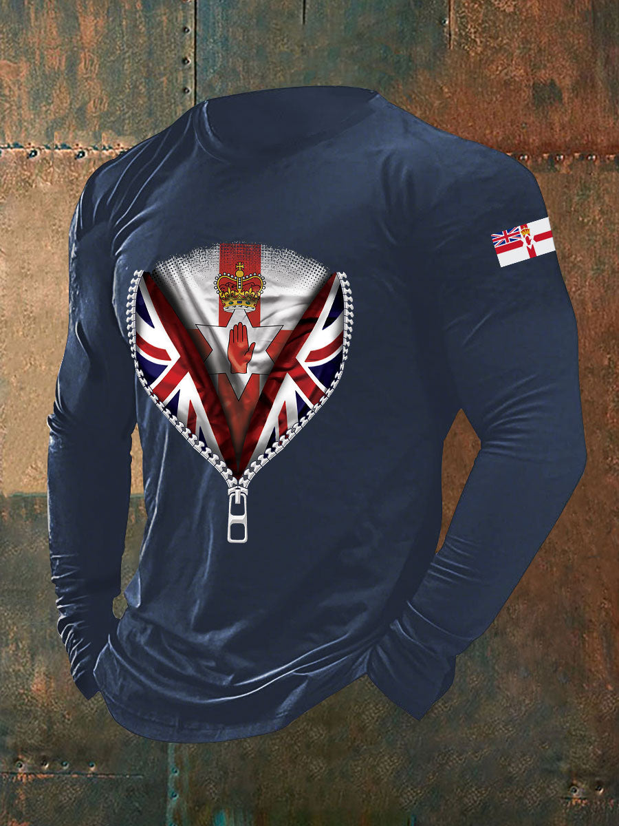 Men's Northern Ireland Printed Casual T-Shirt