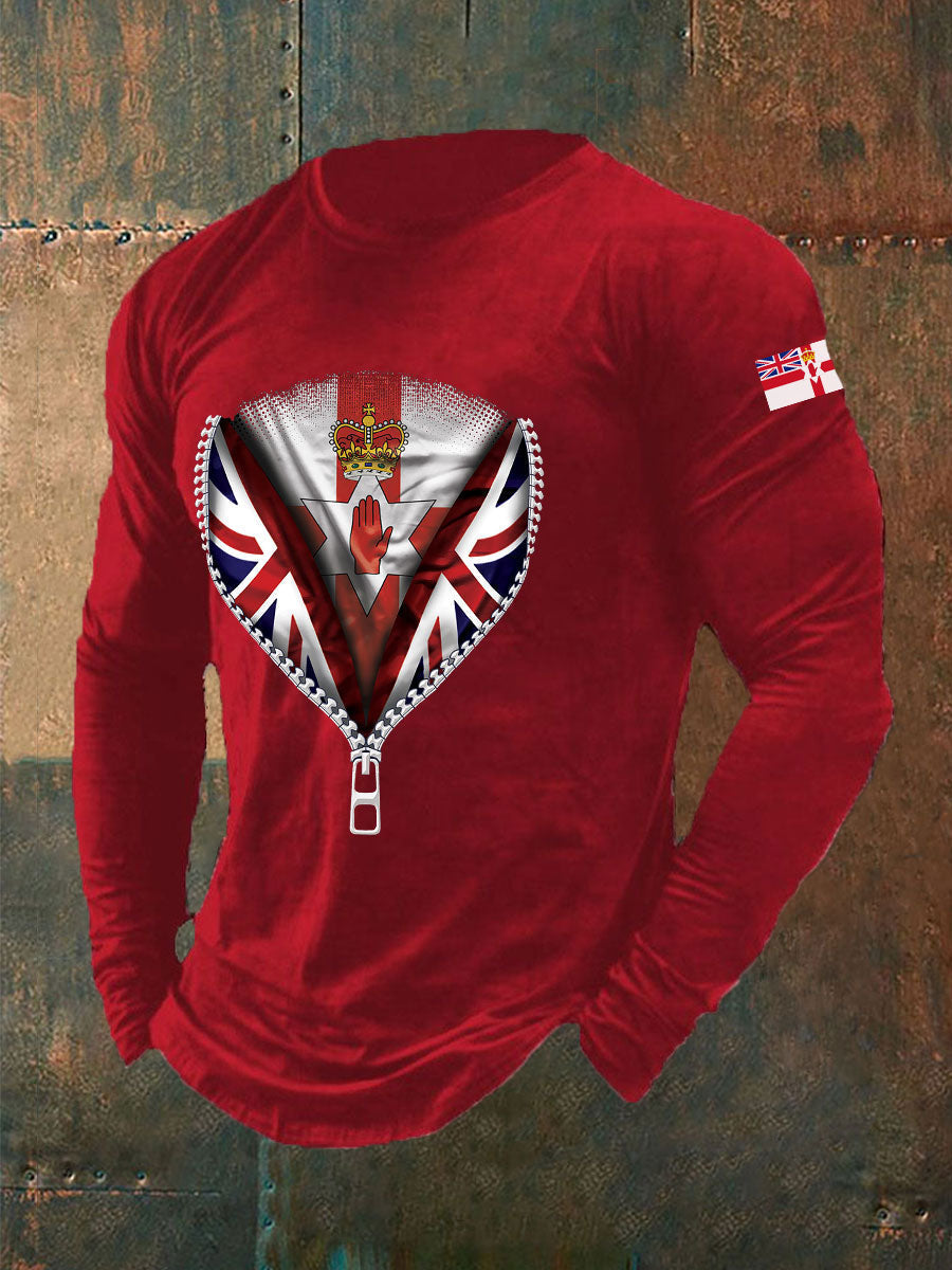 Men's Northern Ireland Printed Casual T-Shirt