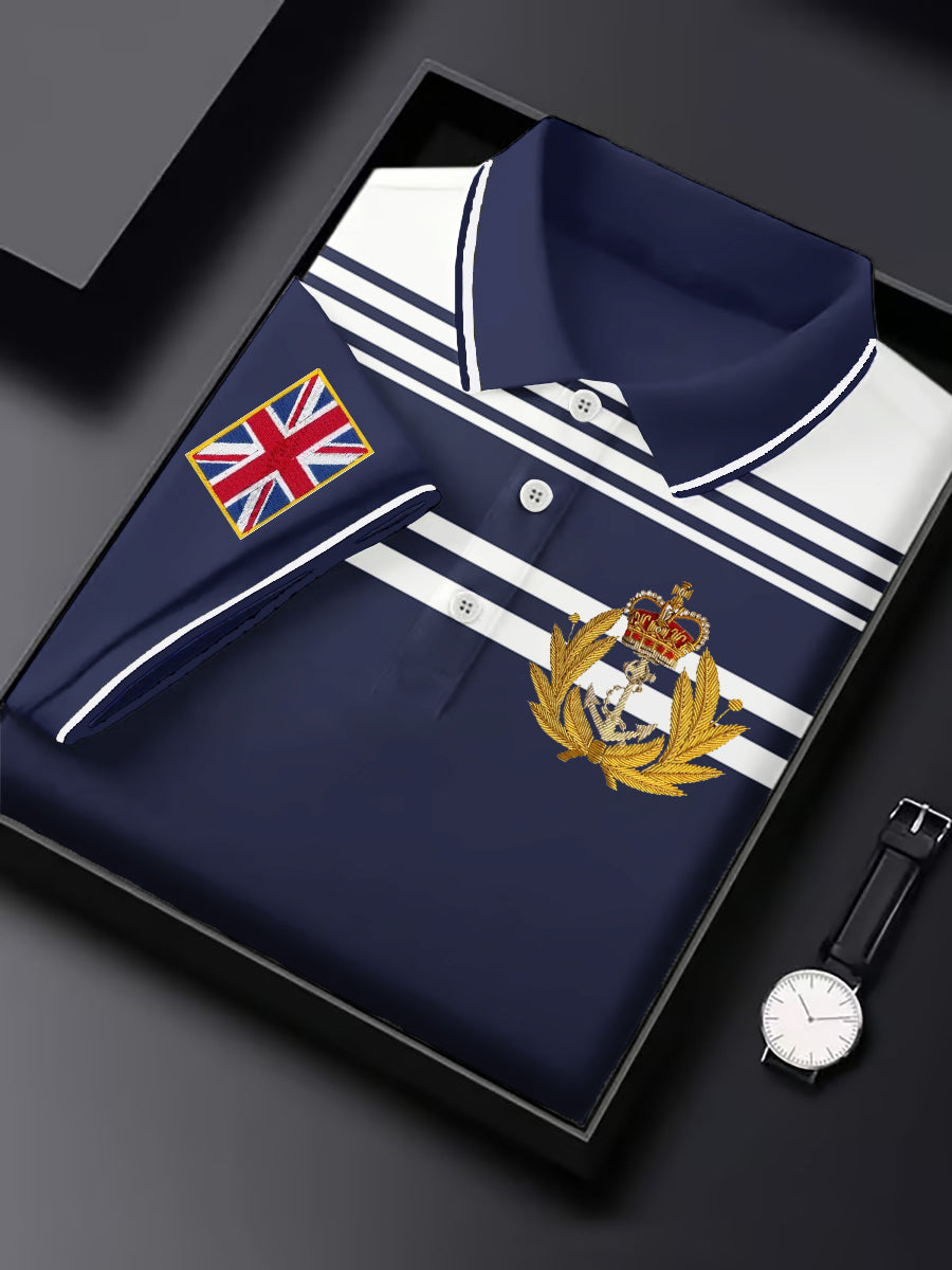 Men's Business Style Badge Top
