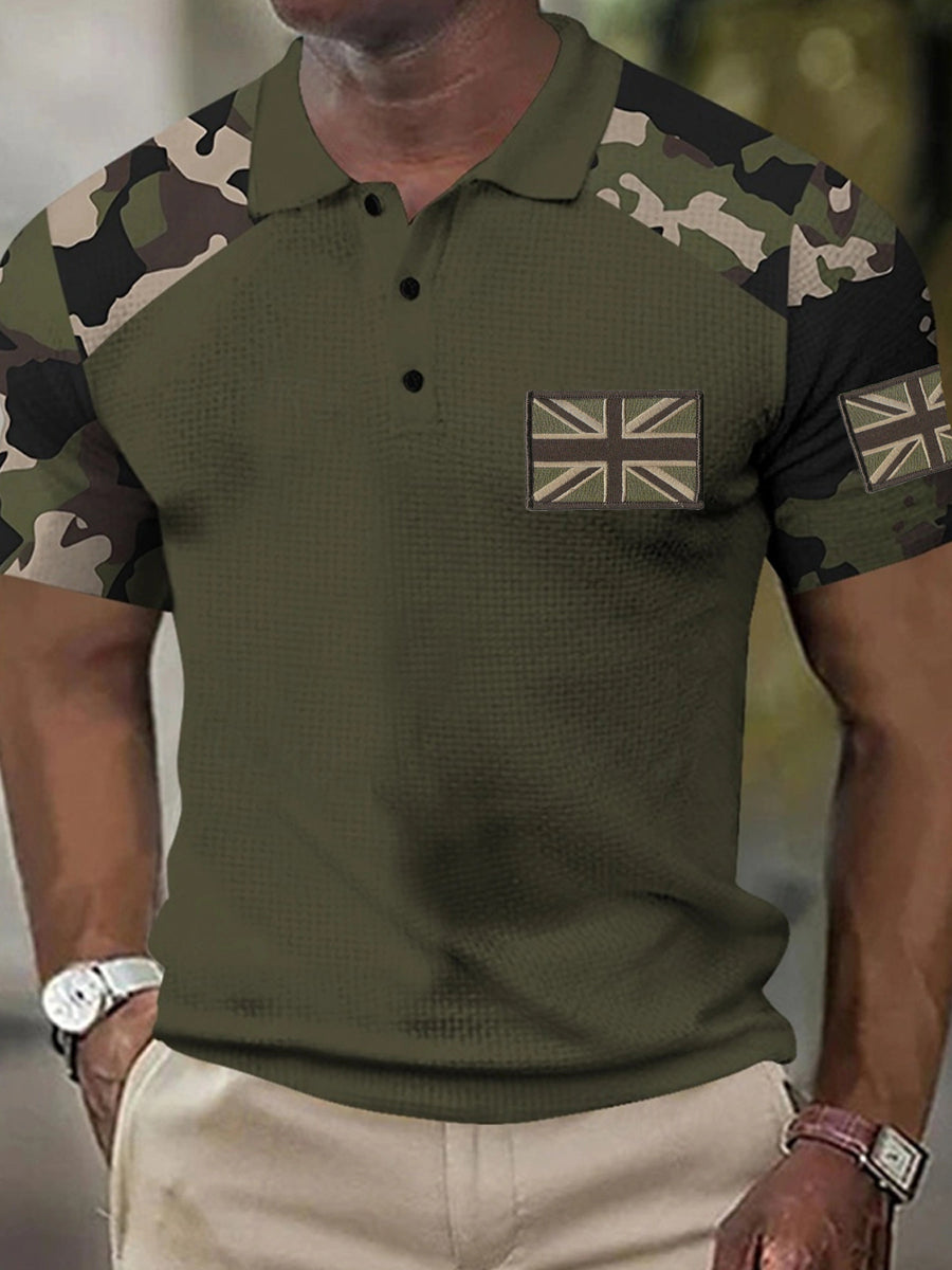 Men's Business Style Badge Top
