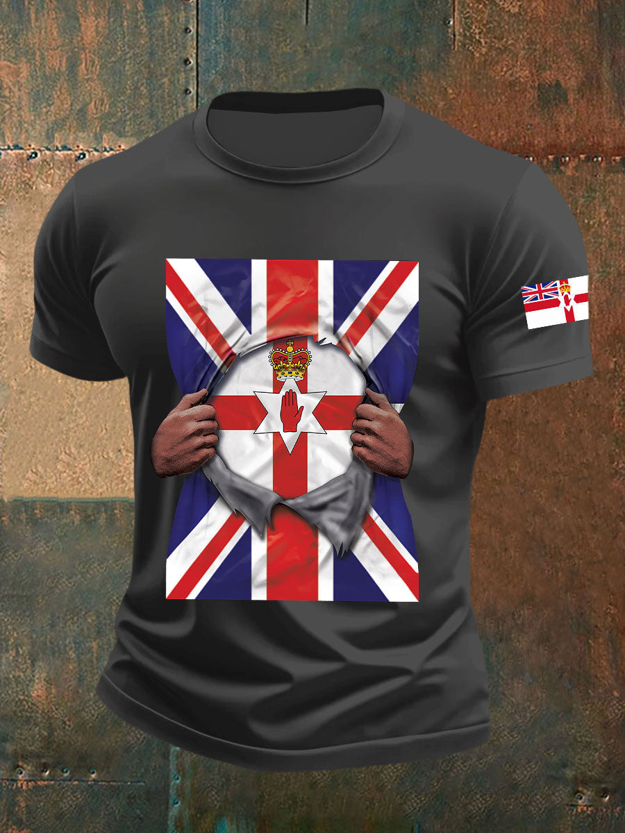 Men's Northern Ireland Printed Casual T-Shirt