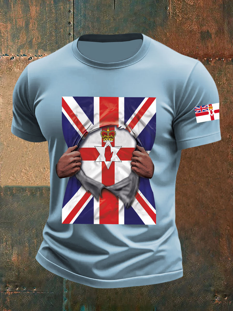 Men's Northern Ireland Printed Casual T-Shirt