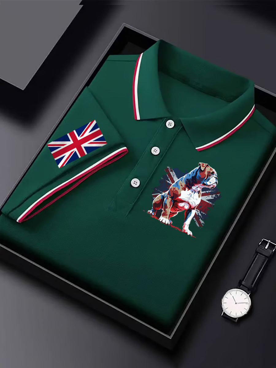 Men's Vintage England Flag Casual Shirt