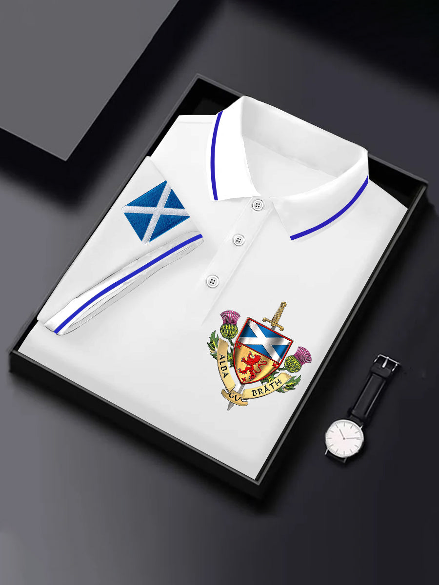Men's Scottish Flag Short Sleeves Top