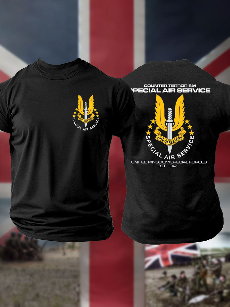 Men's SAS Special Air Service Printed T-shirt