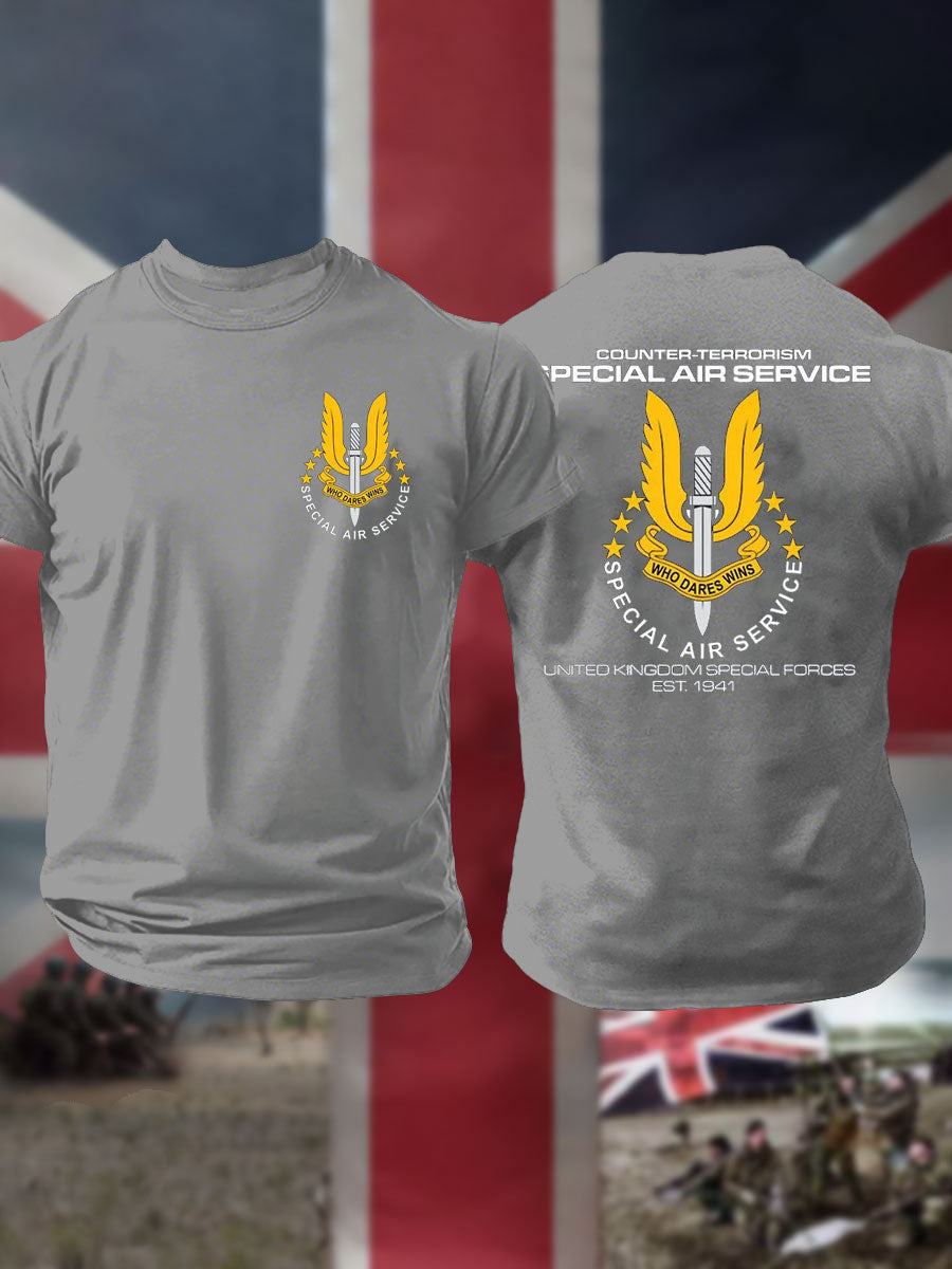 Men's SAS Special Air Service Printed T-shirt