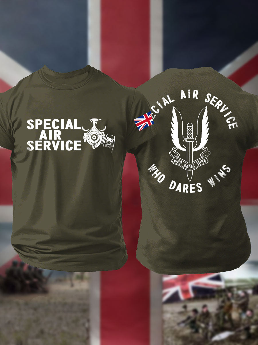 Men's SAS Special Air Service Printed T-shirt