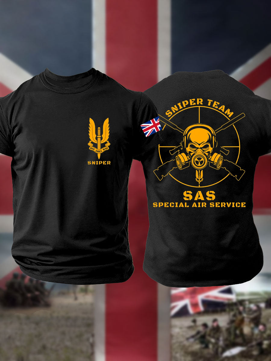 Men's SAS Special Air Service Printed T-shirt