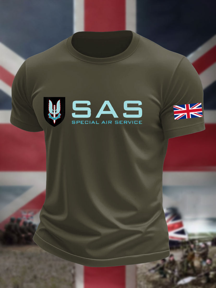 Men's SAS Special Air Service Printed T-shirt