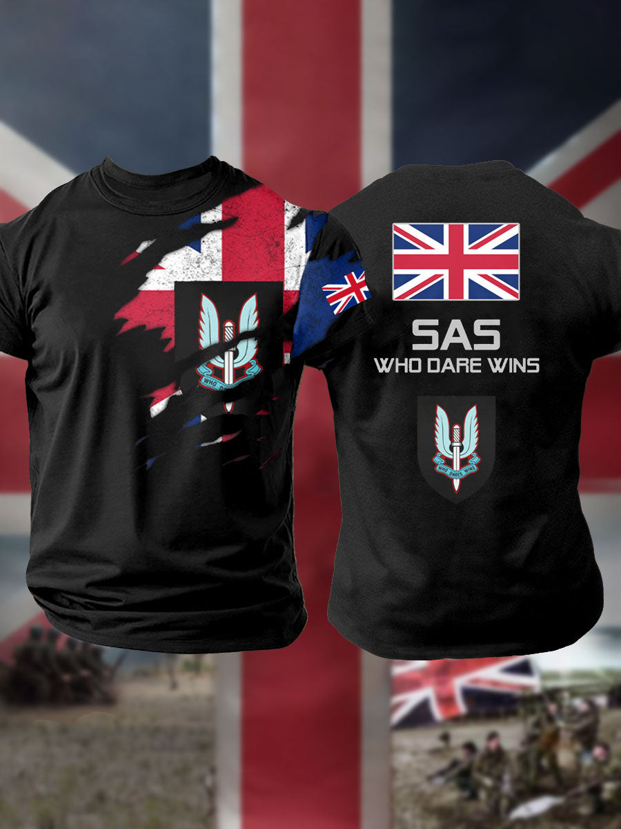Men's SAS Special Air Service Printed T-shirt