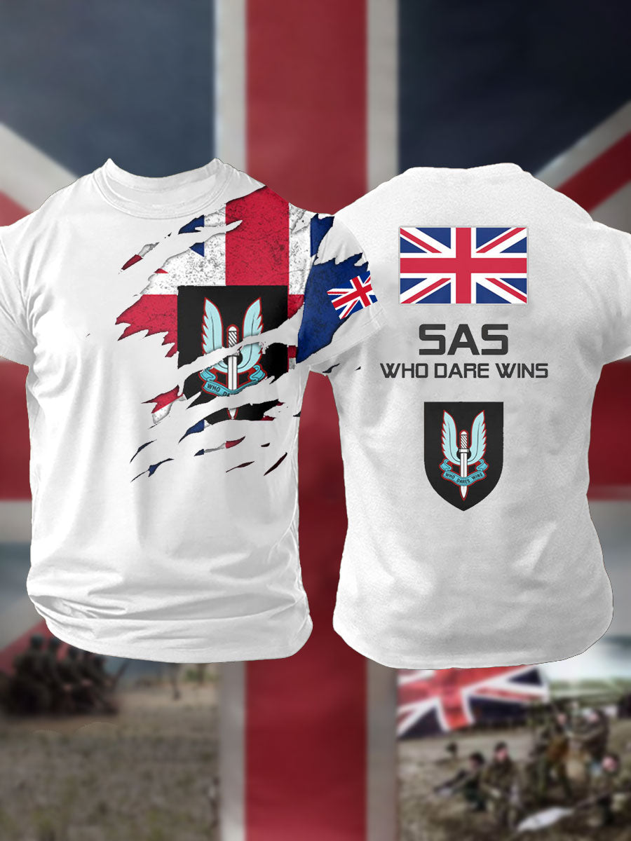 Men's SAS Special Air Service Printed T-shirt