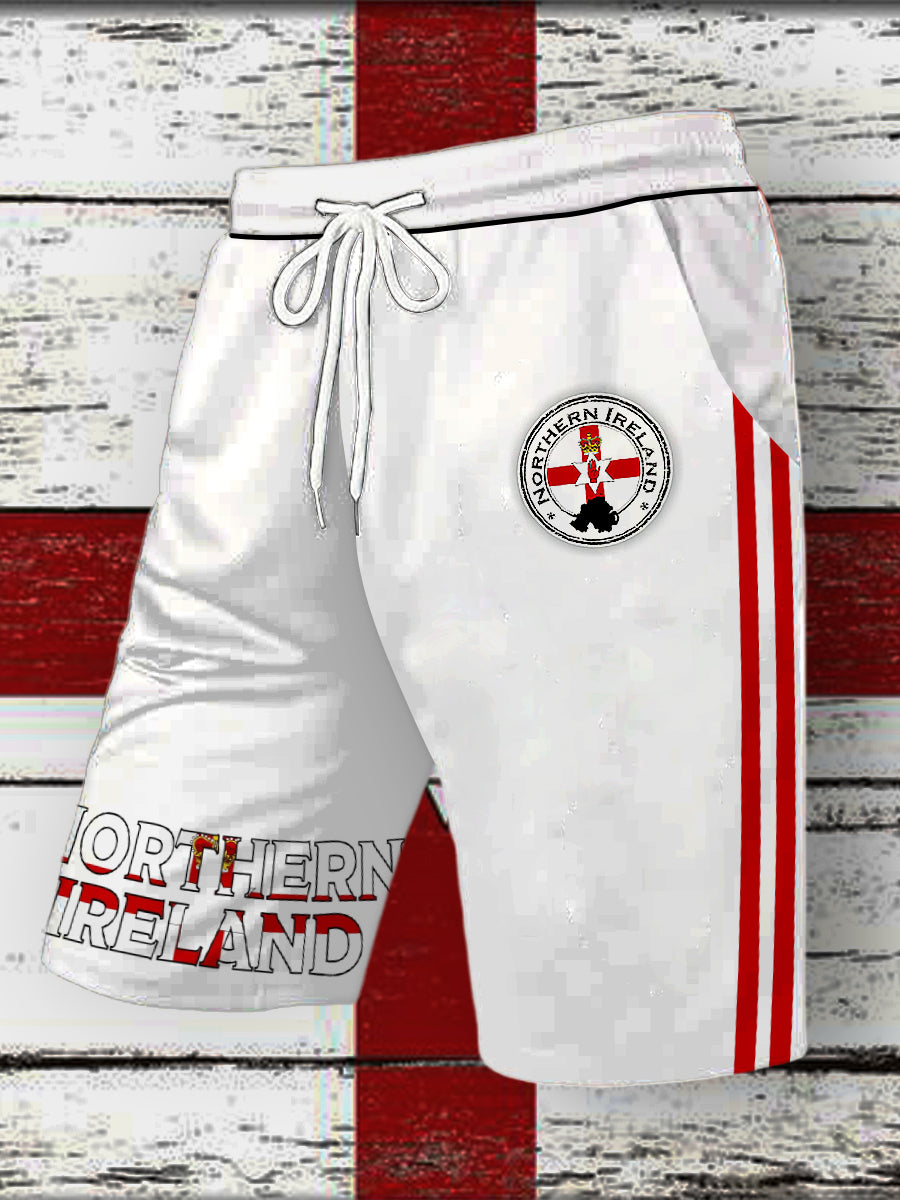 Men's Northern Ireland Printed Drawstring Shorts