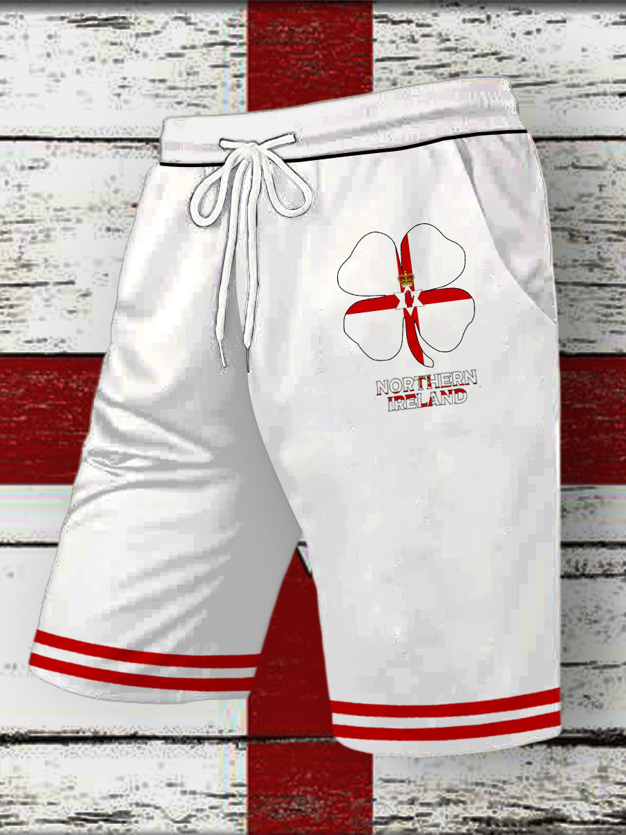 Men's Northern Ireland Printed Drawstring Shorts