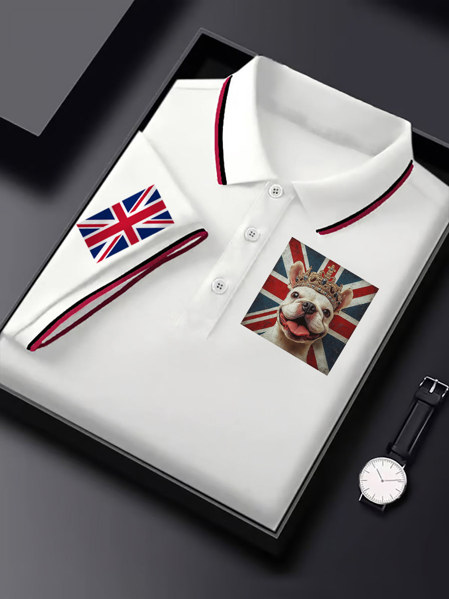 Men's Vintage England Flag Casual Shirt