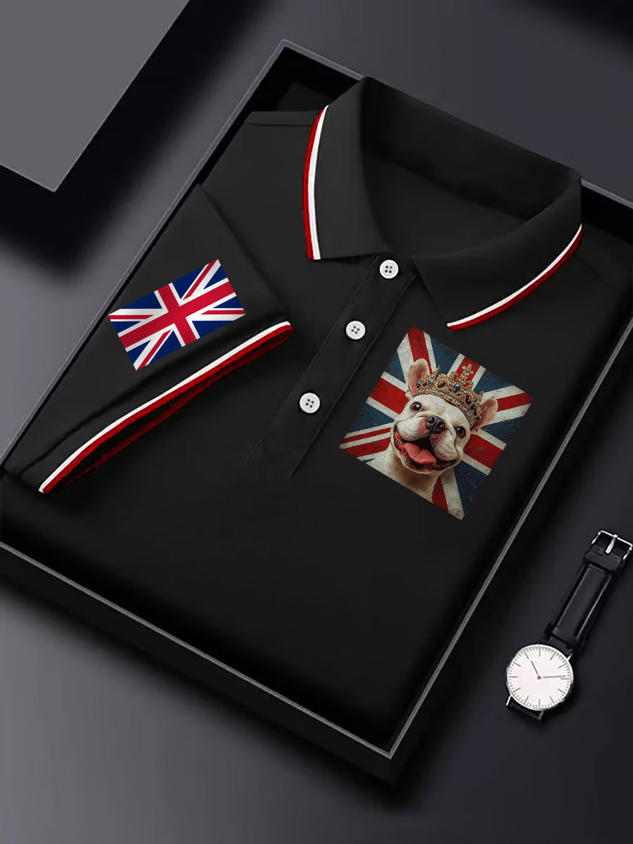 Men's Vintage England Flag Casual Shirt