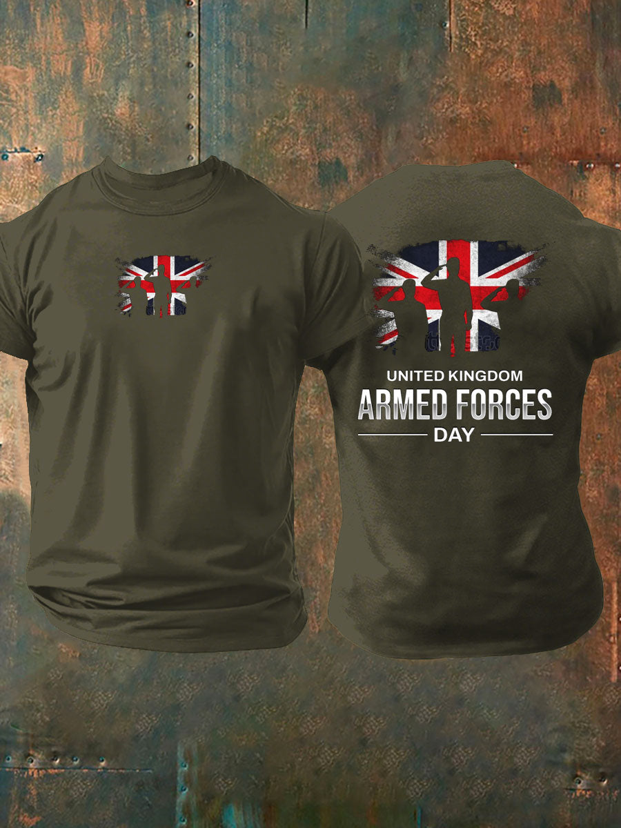 Men's UK Armed Forces Printed T-shirt