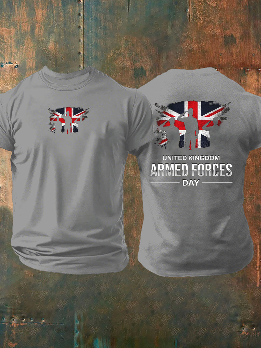 Men's UK Armed Forces Printed T-shirt