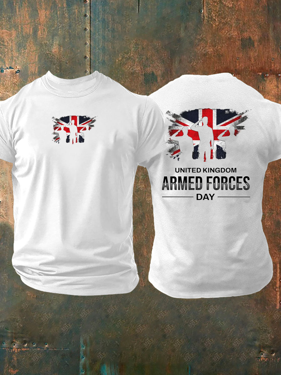 Men's UK Armed Forces Printed T-shirt