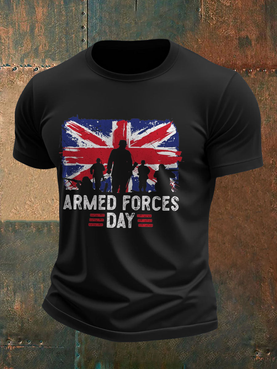 Men's UK Armed Forces Printed T-shirt