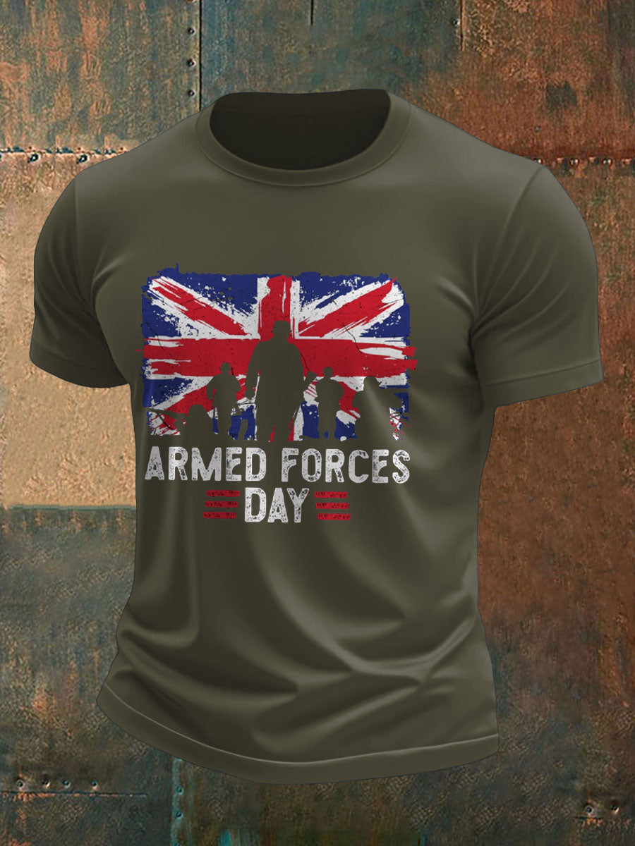 Men's UK Armed Forces Printed T-shirt