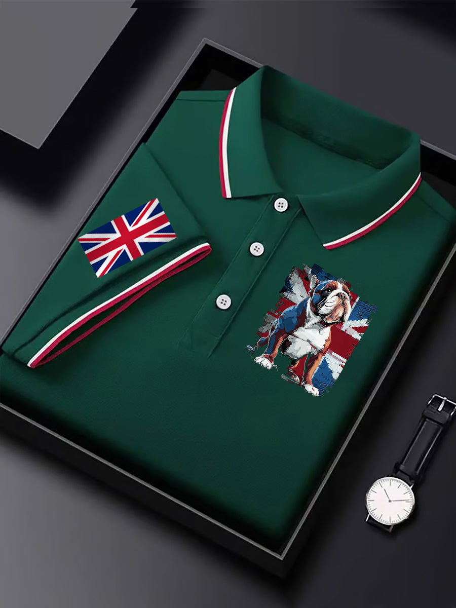 Men's Vintage England Flag Casual Shirt