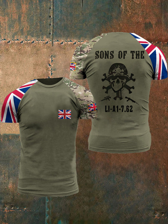 Men's SONS OF THE SLR LI-A1-7.62 Short Sleeves T-Shirt