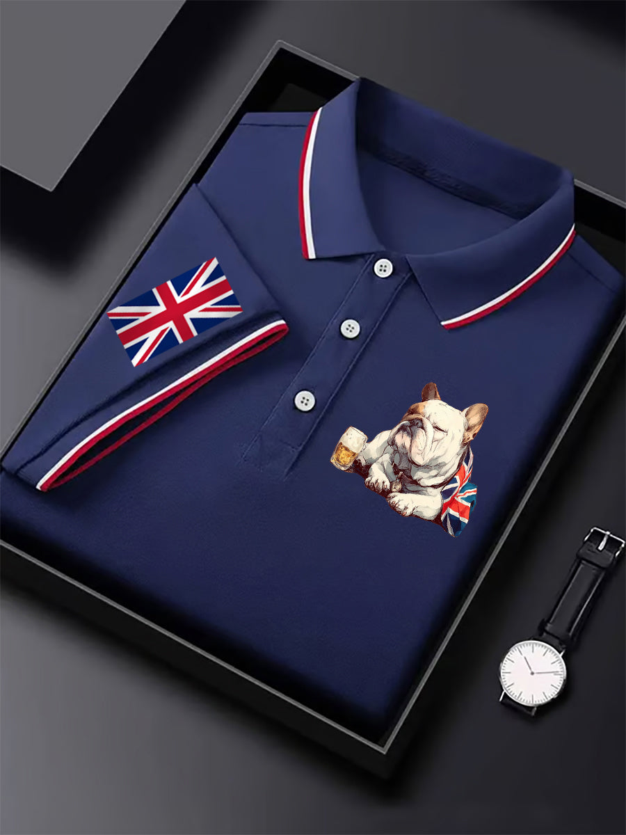 Men's Vintage England Flag Casual Shirt