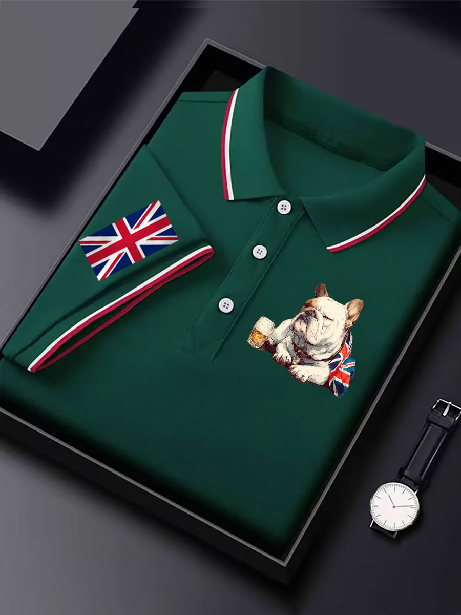 Men's Vintage England Flag Casual Shirt