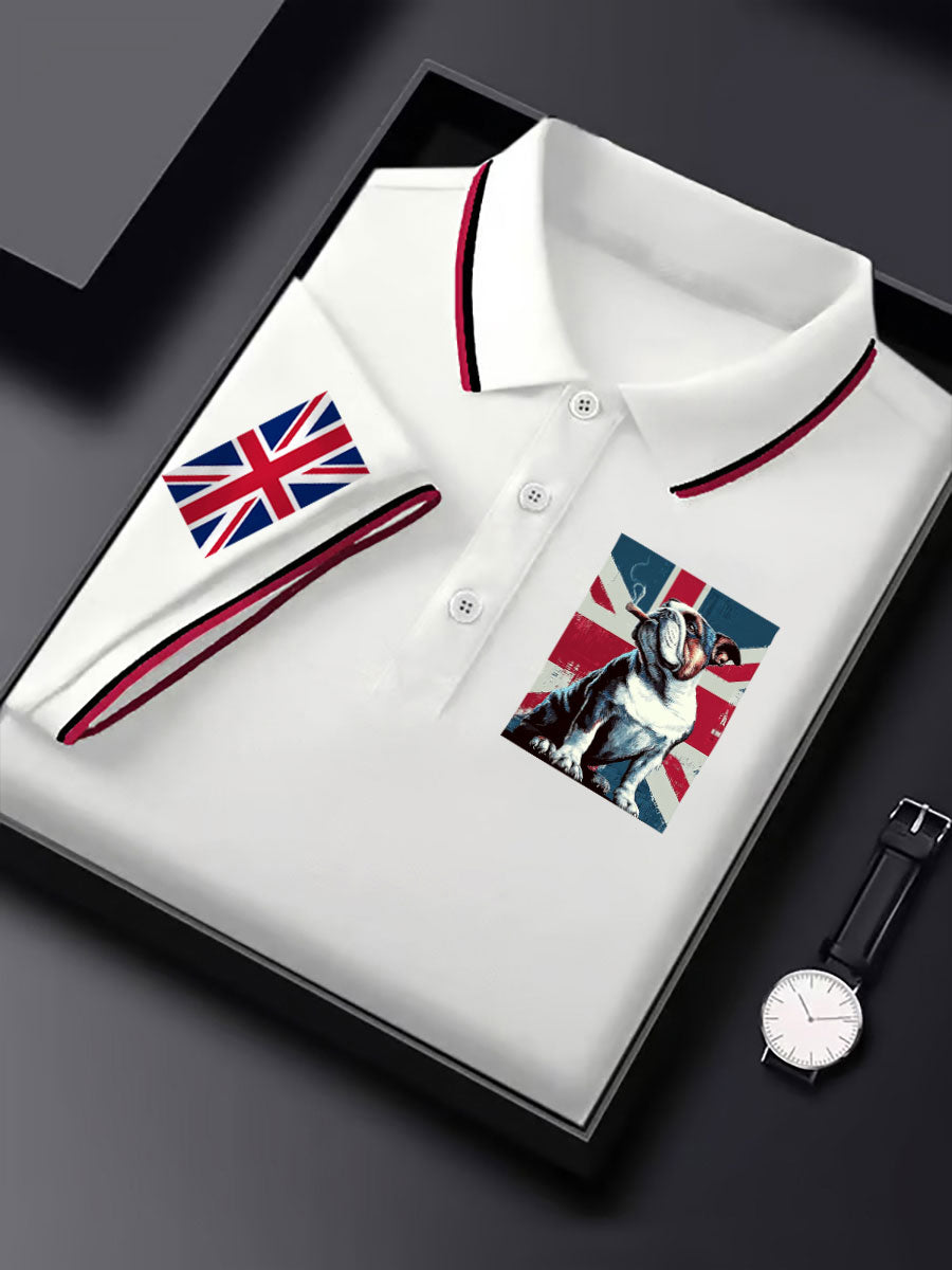 Men's Vintage England Flag Casual Shirt