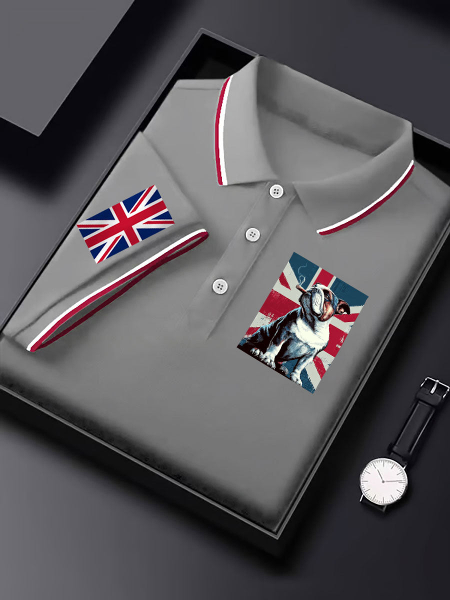 Men's Vintage England Flag Casual Shirt